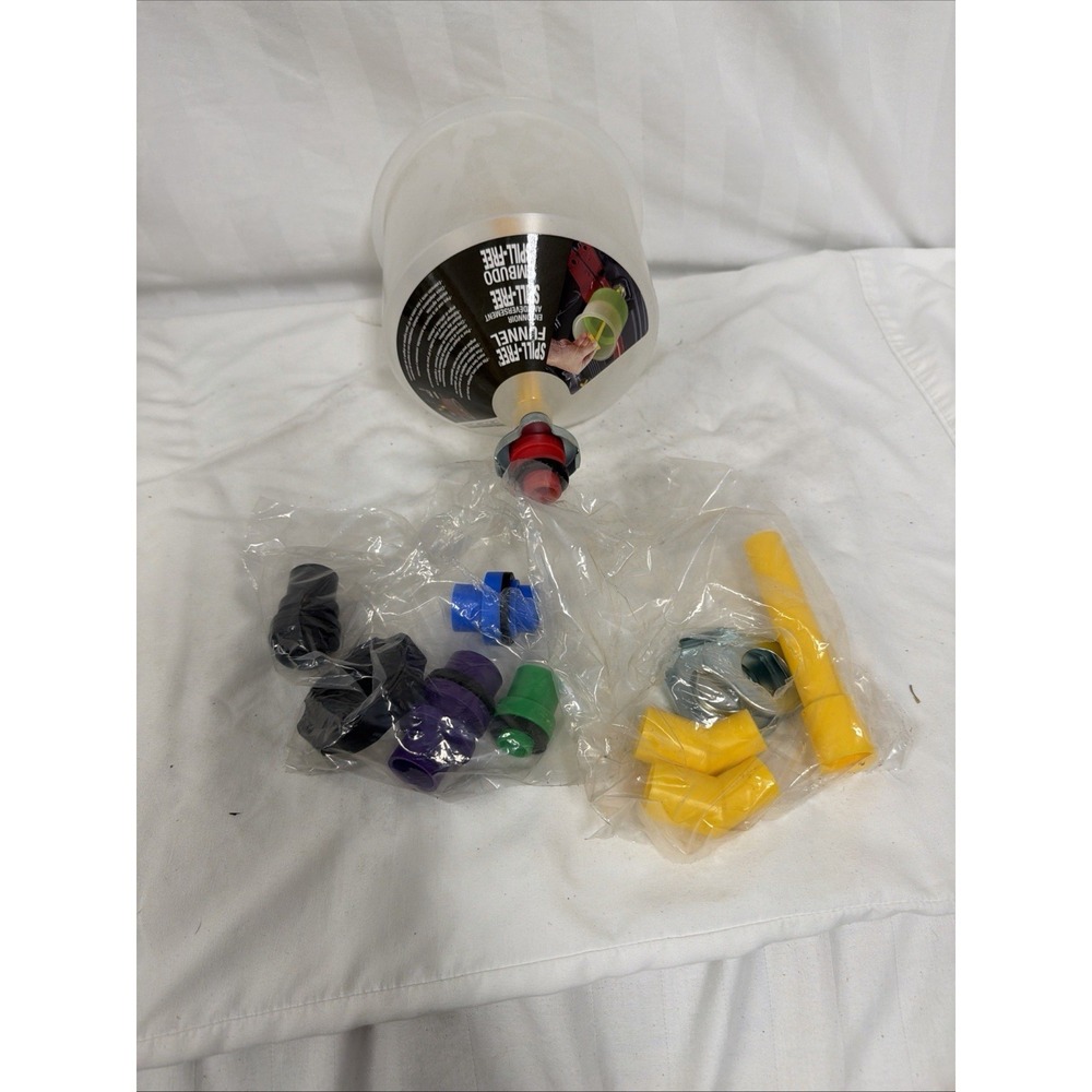 Lisle‎ 24780 Spill-Free Funnel, 18 Piece